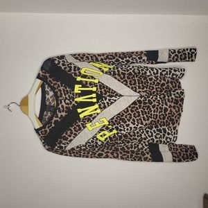 P. E NATION  leopard print light sweater. Size XS.
